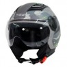 Casco para Moto Abierto LS2 Airflow Camo Titanium Mate