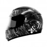 Casco Integral Rocket Force Twister S-06 Negro-Blanco