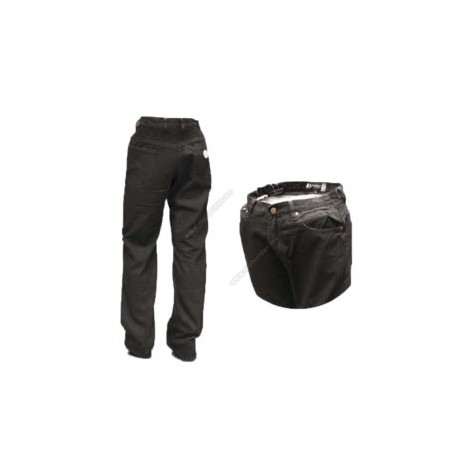 Pantalón de Mezclilla Para Moto Negro