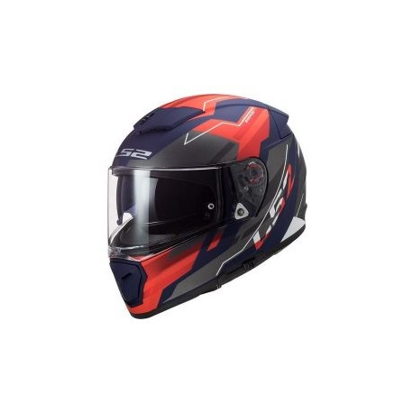Casco Integral LS2 BREAKER Beta Rojo-Azul-Mate FF390