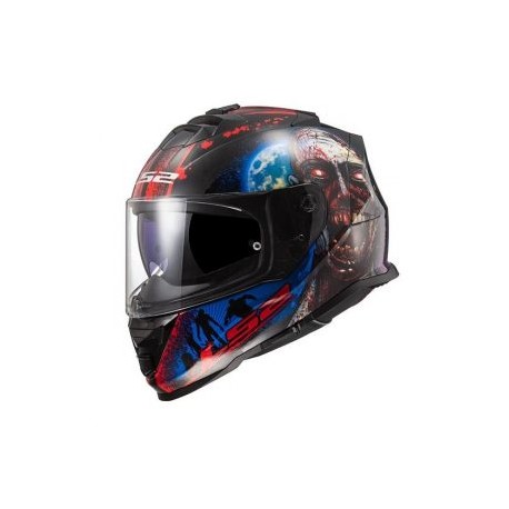 Casco Para Moto Integral LS2 STORM ASSAULT I HEART BRAINS FF800