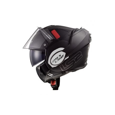 Casco Abatible LS2 FF399 VALIANT 180 DEGREES PROX NEGRO-MATE-TITANIUM FF399