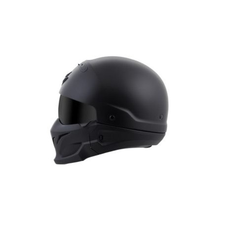 Casco Covert Scorpion Retro Solid Negro Matte