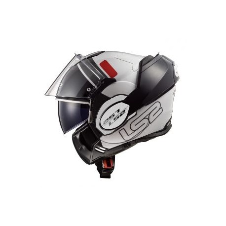 Casco Abatible LS2 FF399 VALIANT 180 DEGREES PROX BLANCO-ROJO