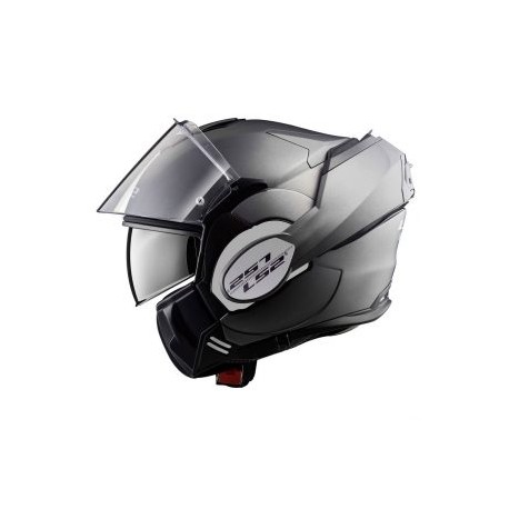 Casco Abatible LS2 FF399 VALIANT 180 DEGREES SOLID TITANIUM MATE FF399