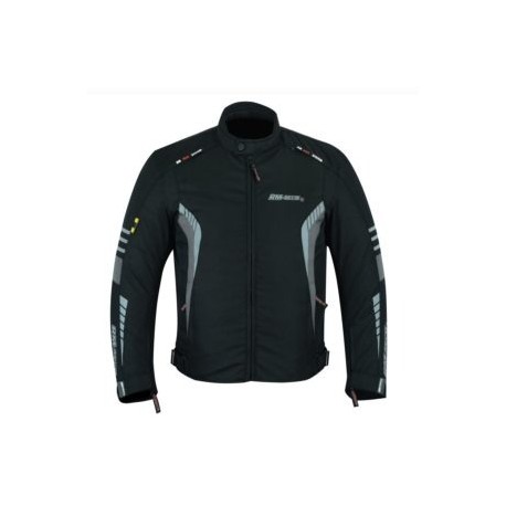 Chamarra Para Moto RMTECH SP-1302 NEGRA-GRIS