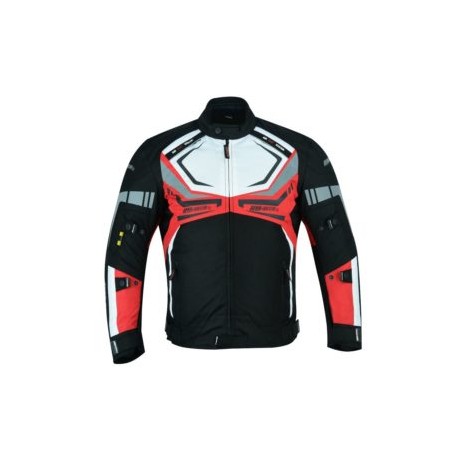 Chamarra Para Moto RMTECH SP-1024 NEGRA-ROJA