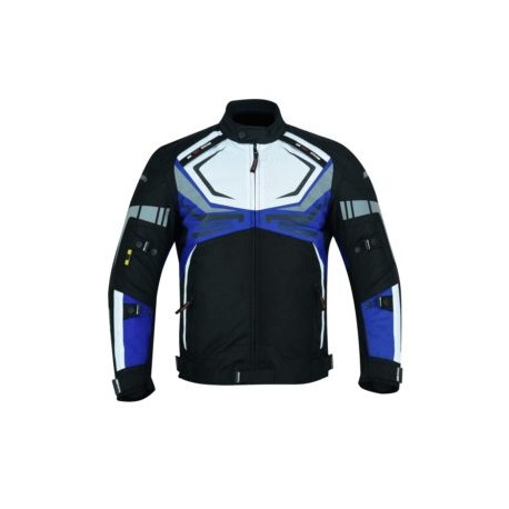 Chamarra Para Moto RMTECH SP-1024 NEGRA-BLANCA-AZUL