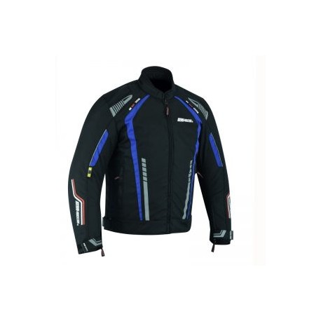 Chamarra Para Moto RMTECH SP-1301 NEGRA-AZUL