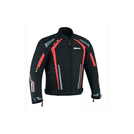 Chamarra Para Moto RMTECH SP-1301 NEGRA-ROJA