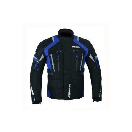 Chamarra Para Moto RMTECH SP-1044 NEGRA-AZUL