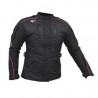 Chamarra Para Moto Dama R7-240 Negra-Rosa
