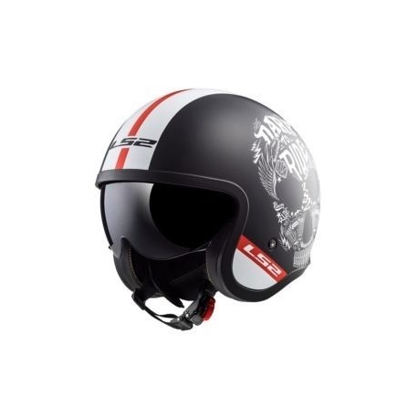 Casco Abierto LS2 Spitfire Solid Negro Mate Inky OF599